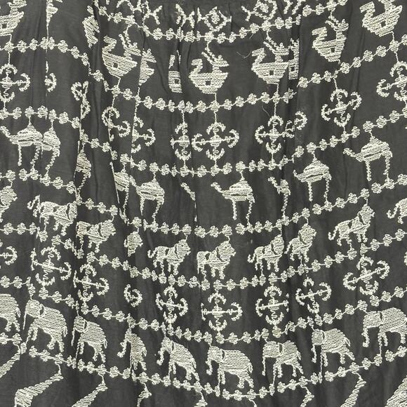 Anthropologie HD in Paris Savane Animal Embroidered Tank Top Medium Boho - Picture 3 of 5